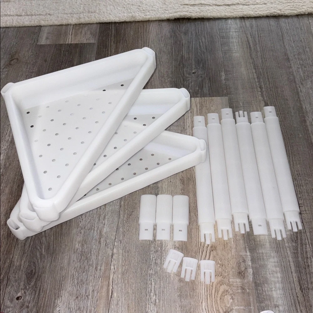 3 Tier Detachable Corner Shower/Storage Rack